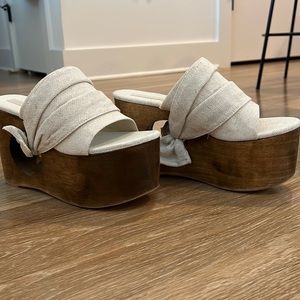 NEW Cult Gaia Anna Platform- off white